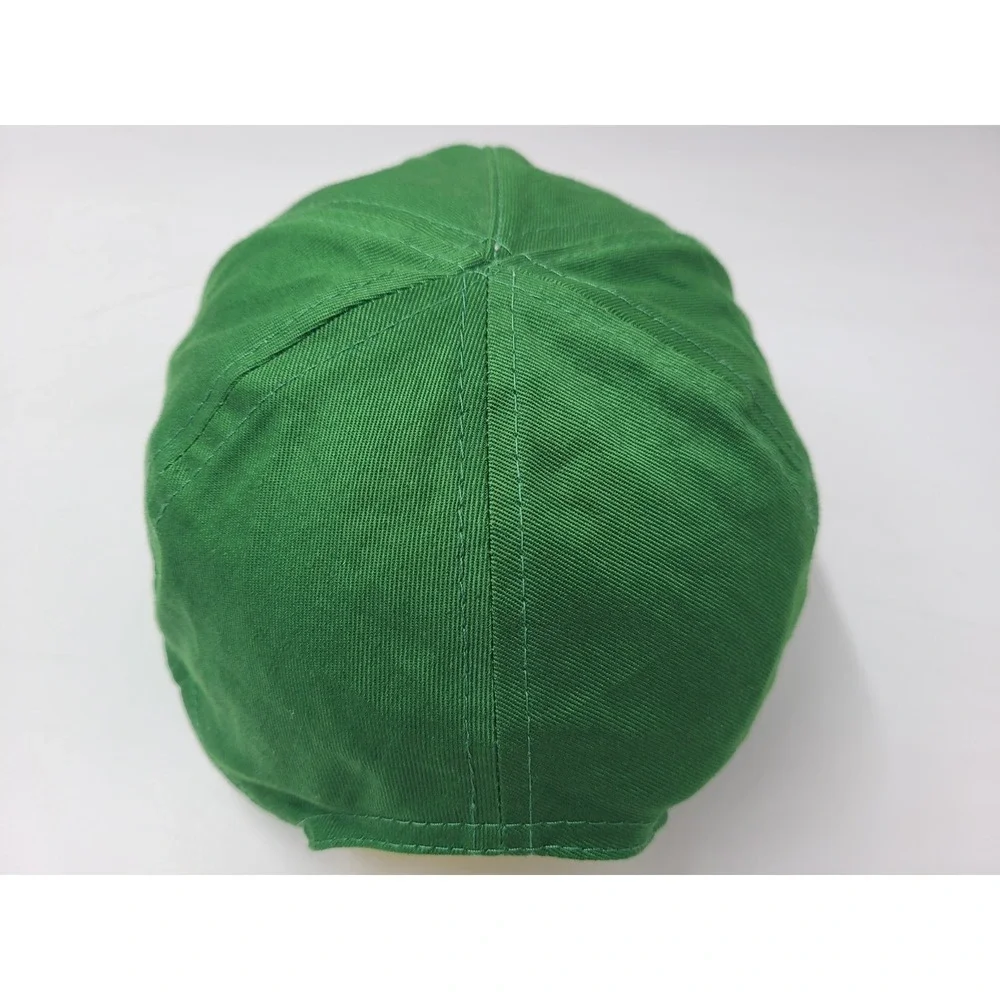 Vintage John Deere Snapback Hat Cap Cotton Farm Hunt Fish Men Women Green Yellow